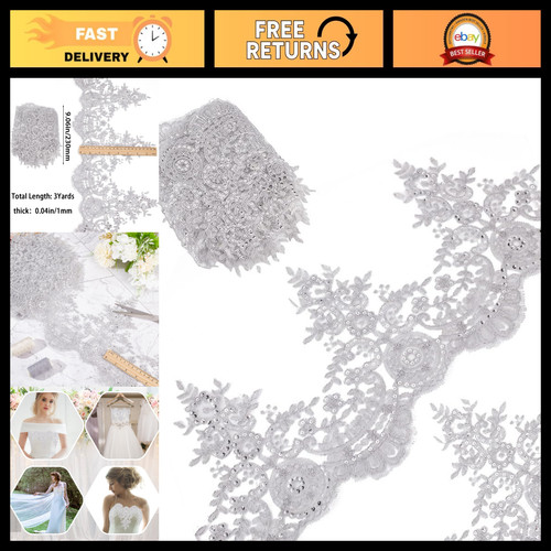 Metallic venice edging lace - metallic,