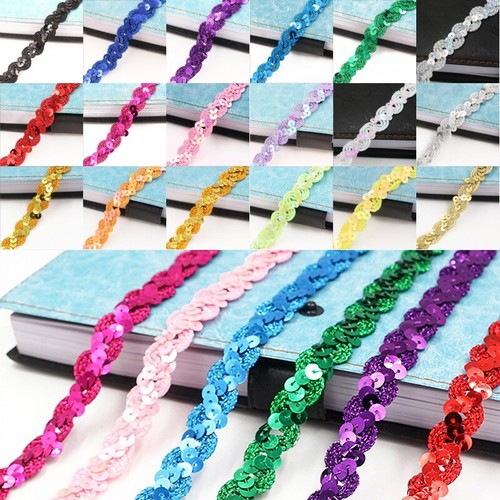 Sequin trim sparkling ribbon - sequin,