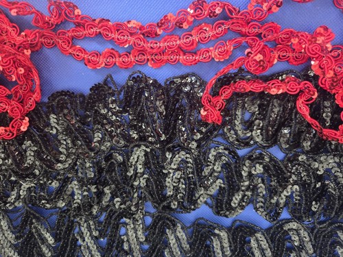 Red swirls and 3 black - .5",